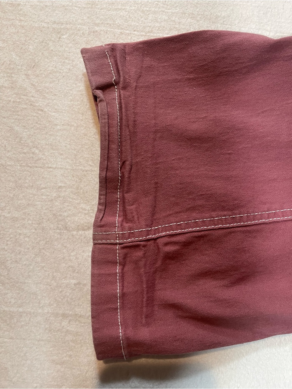 Rachel Paige Wide Leg Utility Cargo Pants in Dusty Rose Y2K Size M - Picture 9 of 14